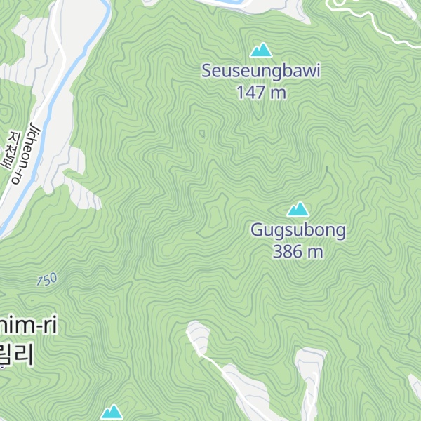 Map of Jeonghyesan