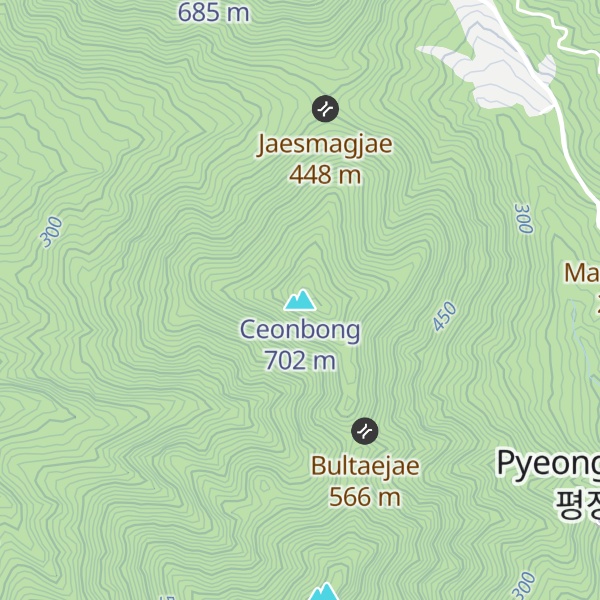 Map of Ceonbong