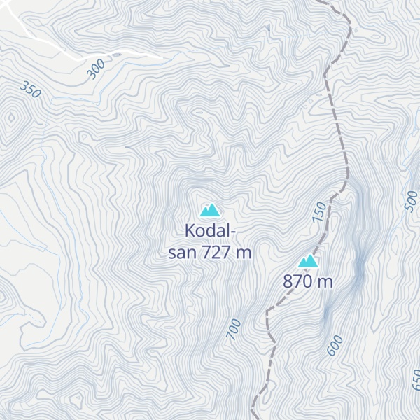 Map of Kodal-san