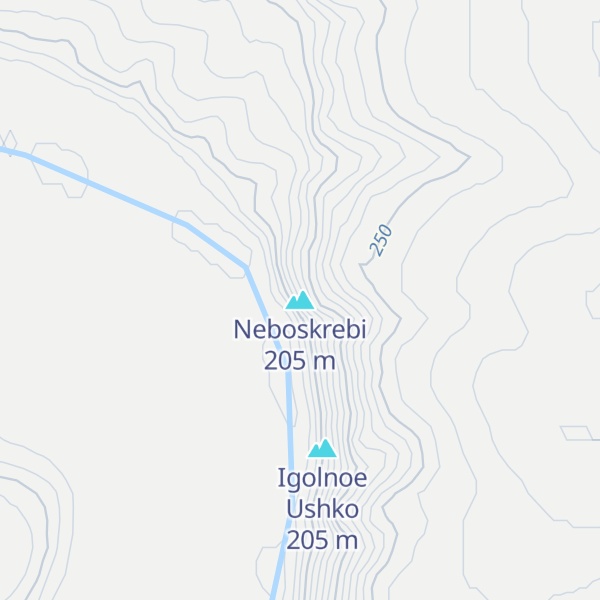 Map of Neboskrebi