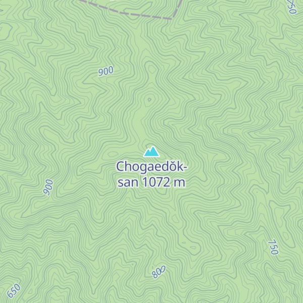 Map of Chogaedŏk-san