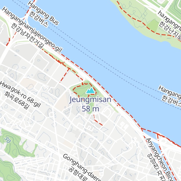 Map of Jeungmisan