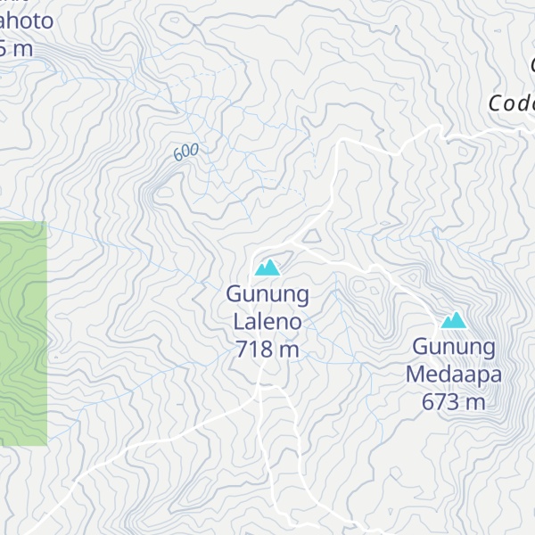 Map of Gunung Laleno