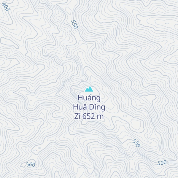Map of Huáng Huā Dǐng Zǐ