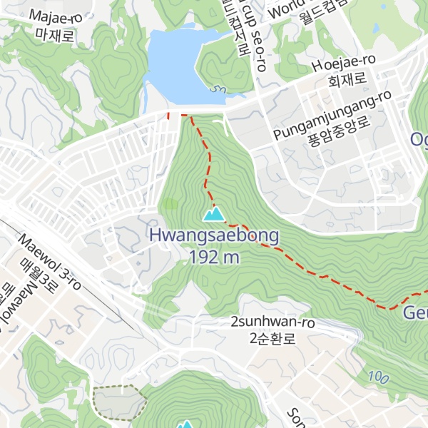 Map of Hwangsaebong