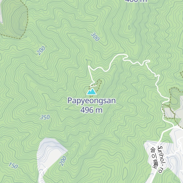 Map of Papyeongsan