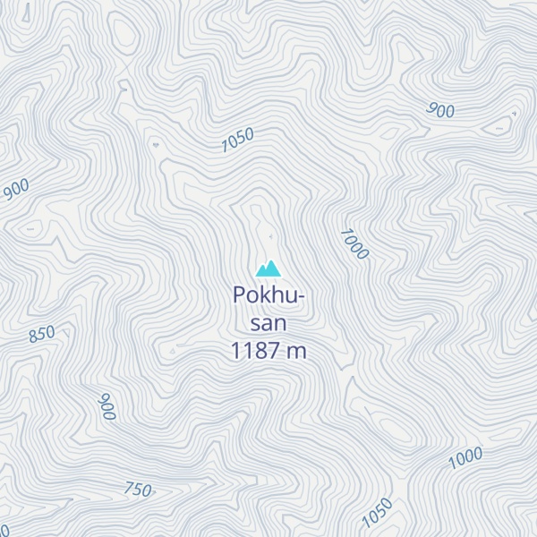 Map of Pokhu-san
