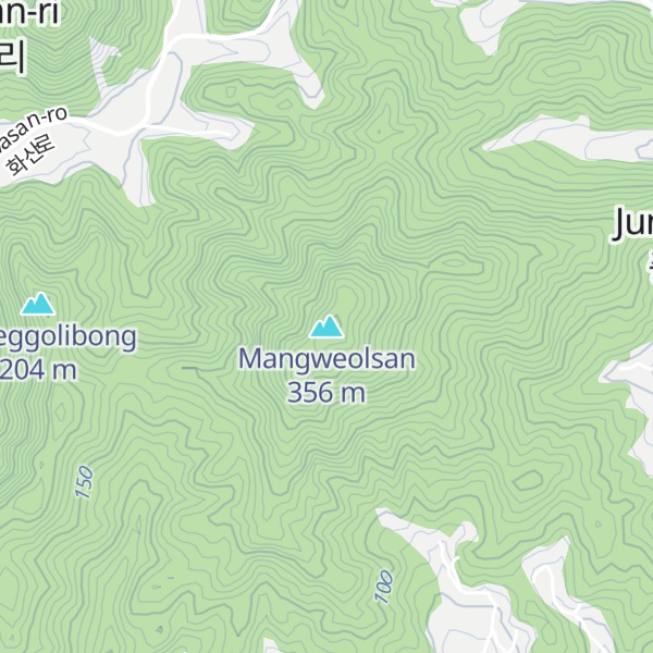 Map of Mangweolsan