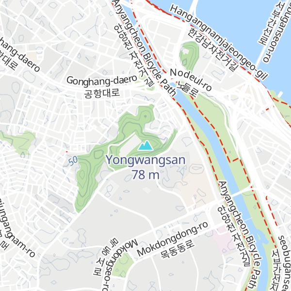 Map of Yongwangsan