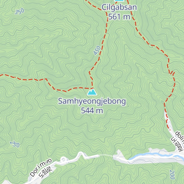 Map of Samhyeongjebong