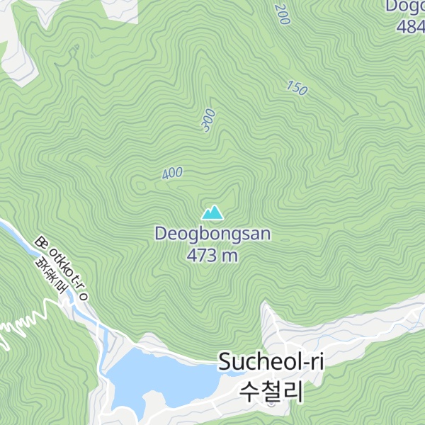 Map of Deogbongsan