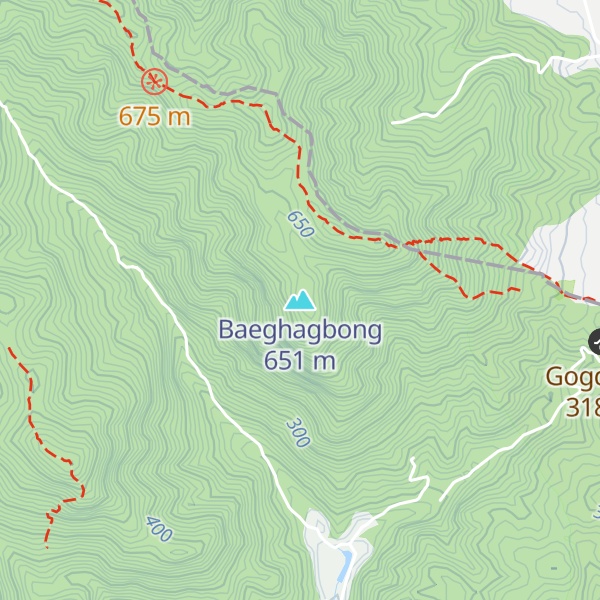 Map of Baeghagbong