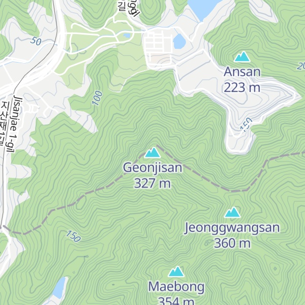 Map of Geonjisan