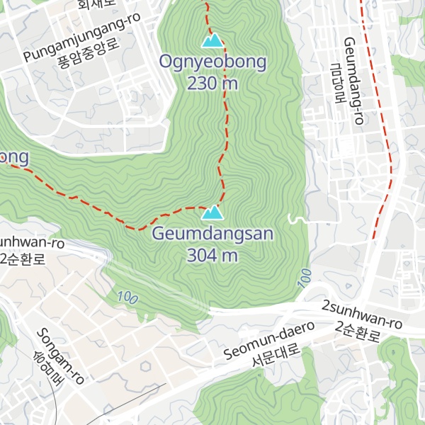 Map of Geumdangsan