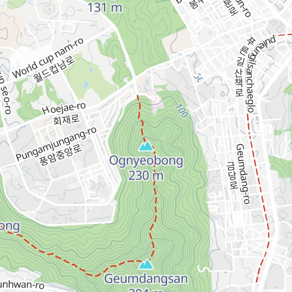 Map of Ognyeobong