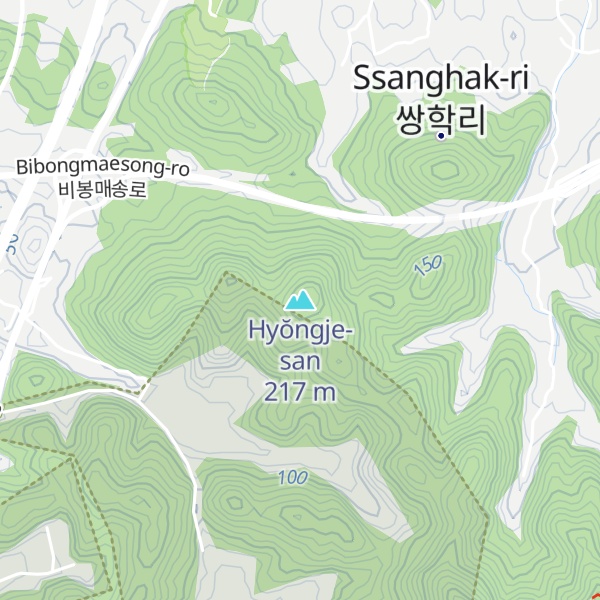 Map of Hyŏngje-san