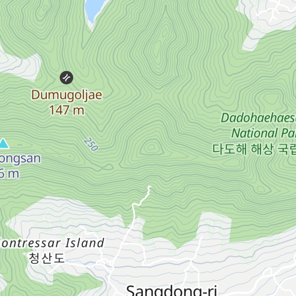Map of Daebongsan