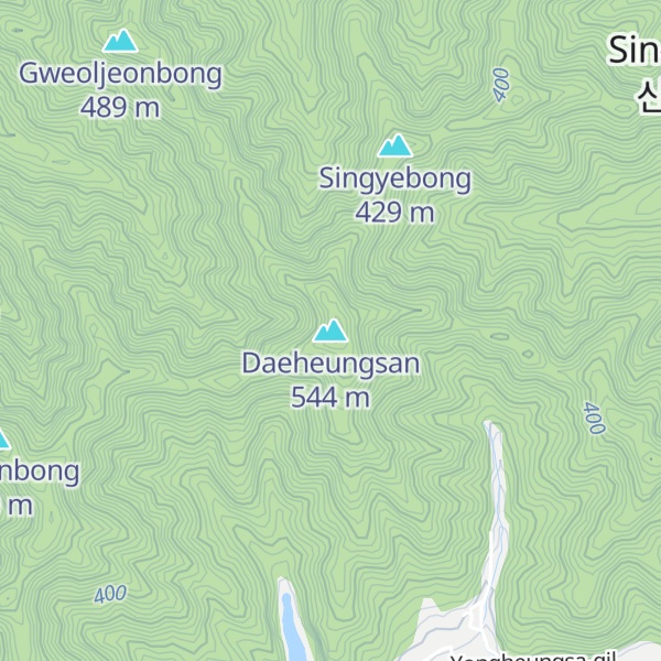 Map of Daeheungsan