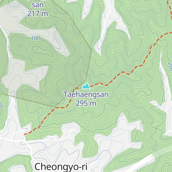 Map of Taehaengsan