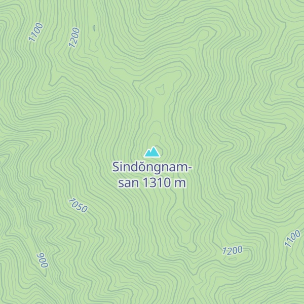 Map of Sindŏngnam-san