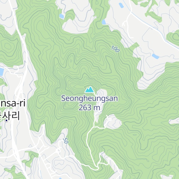 Map of Seongheungsan