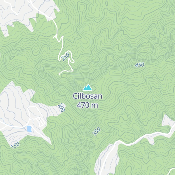 Map of Cilbosan