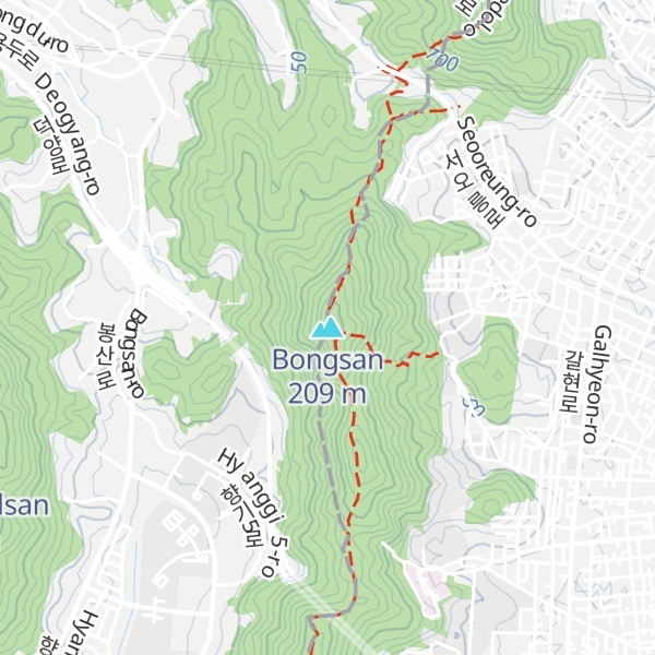 Map of Bongsan