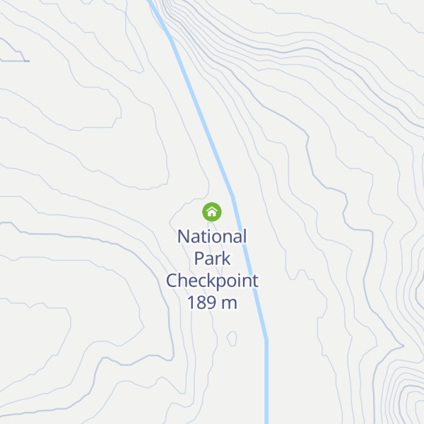 Map of National Park Checkpoint