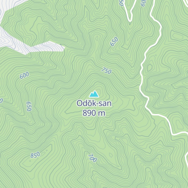 Map of Odŏk-san