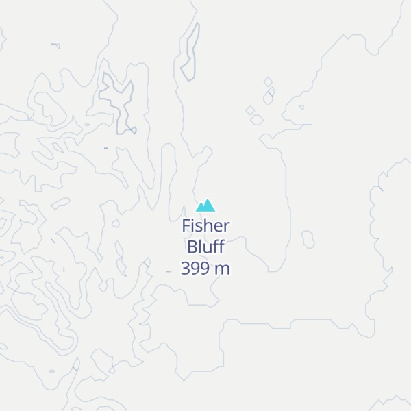 Map of Fisher Bluff
