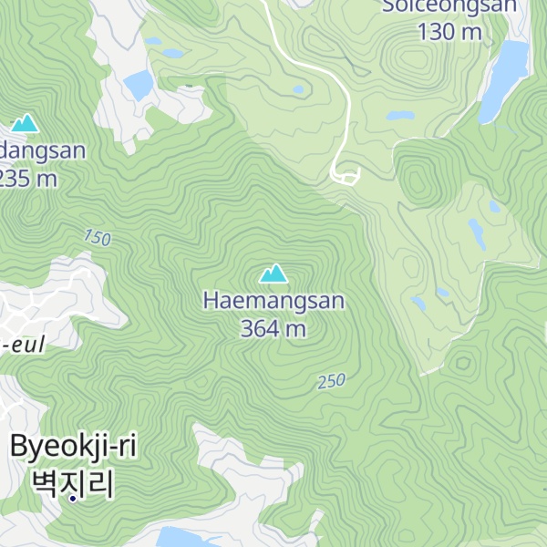 Map of Haemangsan