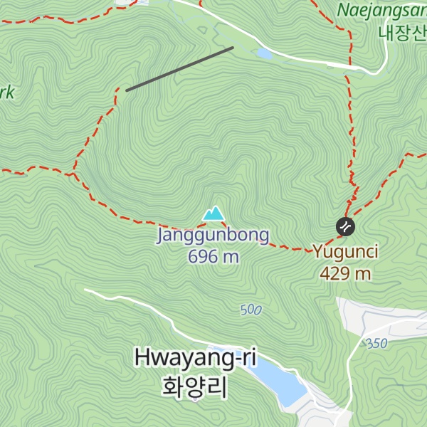 Map of Janggunbong