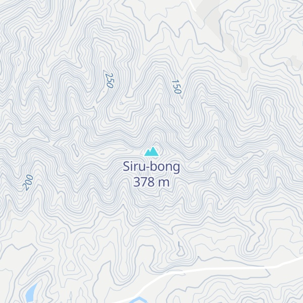 Map of Siru-bong