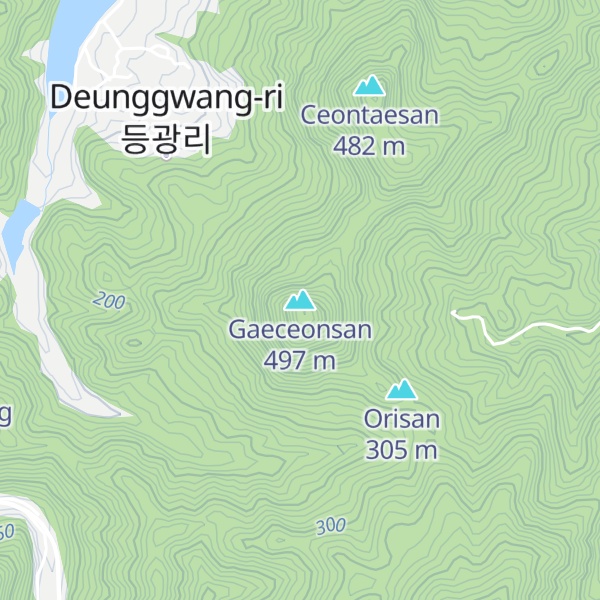 Map of Gaeceonsan