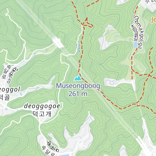 Map of Museongbong