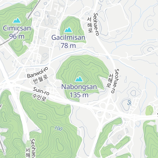 Map of Nabongsan