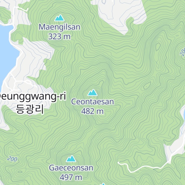 Map of Ceontaesan