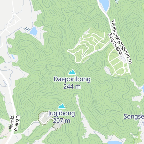 Map of Daeporibong