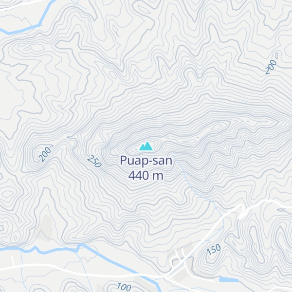 Map of Puap-san