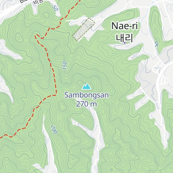 Map of Sambongsan
