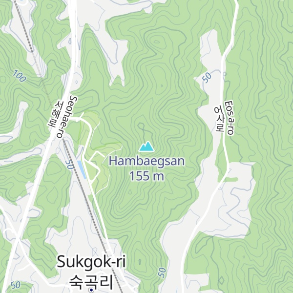 Map of Hambaegsan