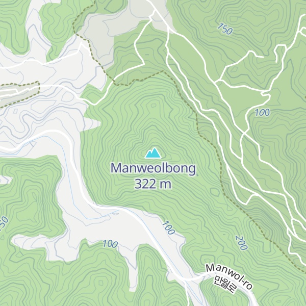 Map of Manweolbong
