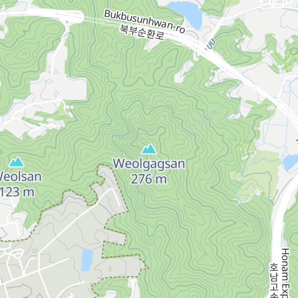 Map of Weolgagsan