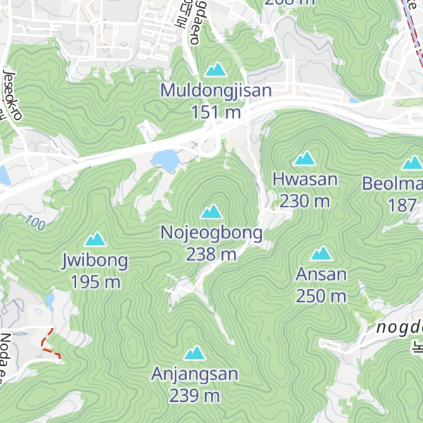 Map of Nojeogbong