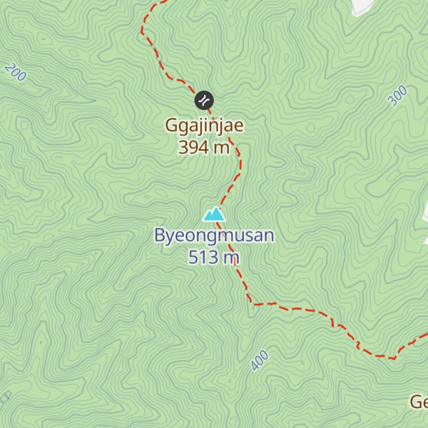 Map of Byeongmusan