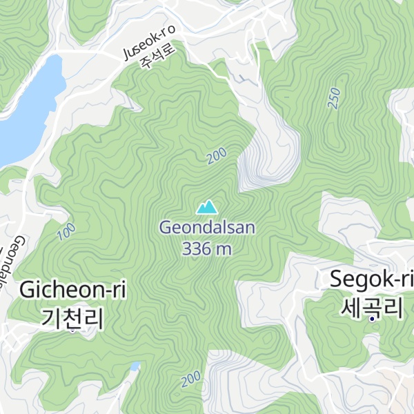 Map of Geondalsan