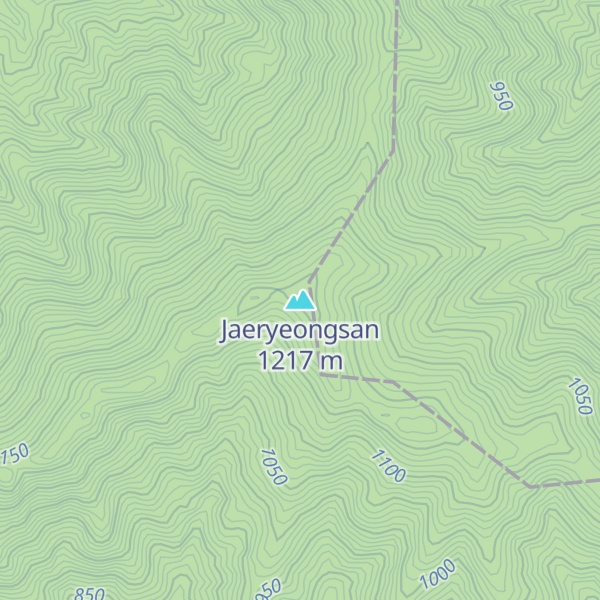 Map of Jaeryeongsan