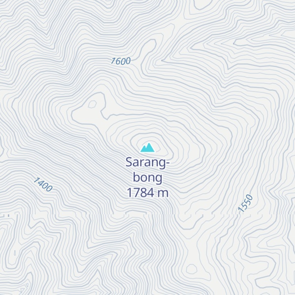 Map of Sarang-bong