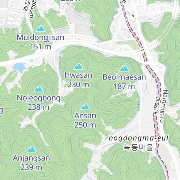 Map of Gisdaebong