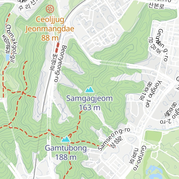 Map of Samgagjeom